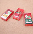 Christmas wooden calendar decorations