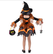 Halloween Children Costume Cosplay Witch Princess Dress