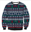 UGLY CHRISTMAS SWEATER Vacation Santa Elf Funny Womens Men Sweaters Tops Autumn Winter Clothing