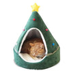 Christmas Tree Pet Bed Winter Warm Pet Nest Cat House Dog pet supplies