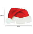 10PcsLot Paper Red Christmas Hat Wine Champagne Tipple Cup Card Christmas Party Table Decor DIY Decorations For Home