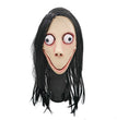 Halloween scary female ghost wig mask