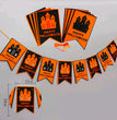 Halloween Double-layer Felt Cloth Holiday Party Shopping Mall Store Window Ornaments