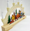 Wooden Christmas LED Bridge Lamp Decorations