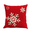 Christmas linen pillowcase