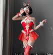 Christmas Cosplay Halloween Set Net Clothes Fishnet Stockings