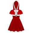 Women's Costumes Hooded Cape Christmas Party