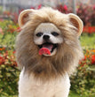 Christmas Funny Hat Cap Pet Dress Simulation Toy Halloween Party Festival Lion Hair Mane Ears Head Cap Scarf Cosplay Costume