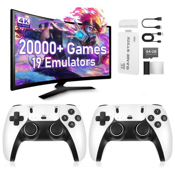 Retro Game Console, 20,000+ Games & 2 Wireless Controllers