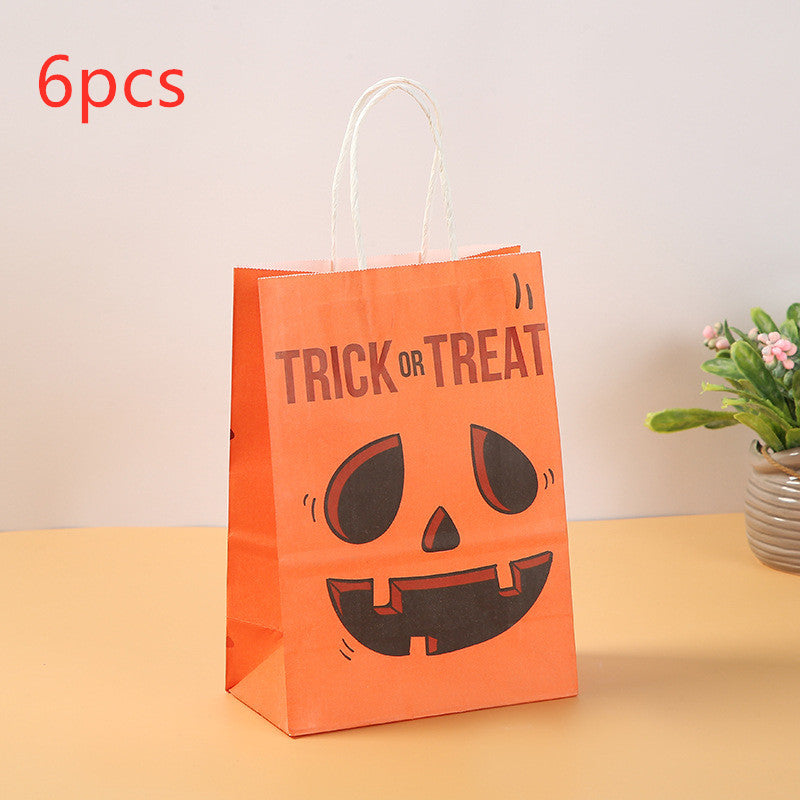 Halloween Pumpkin Handheld Paper Bag Kindergarten