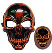 Halloween Skeleton Mask LED Glow Scary Mask