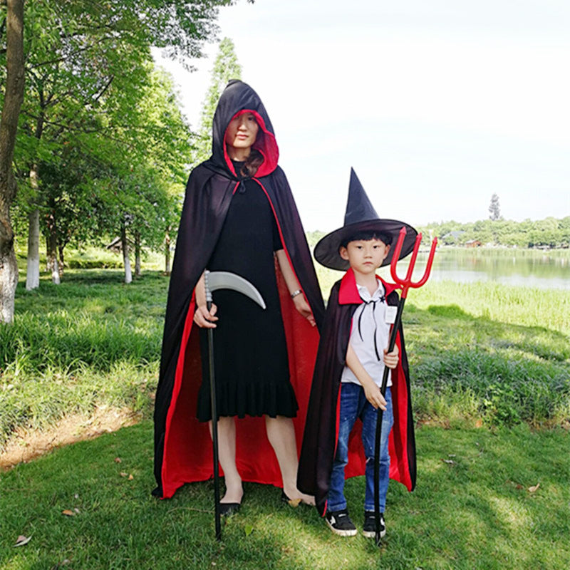 Halloween Cloak Children Adult Makeup Costume Props