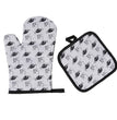 Halloween Pattern Microwave Oven Insulated Gloves