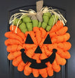 Halloween Autumn Pumpkin Wreath Front Door Hanging Pendant Artificial