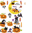 Halloween Scene Decoration Window Glass Door Stickers