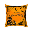 New Product Halloween Pillowcase Pumpkin Letter Fly Velvet Pillow Cushion Cover