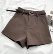 Fashion Versatile High Waist Slim Suit Shorts