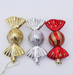 Christmas Decoration Gift Box Electroplating Candy Props Pendant 5 Pcs 1 Box