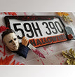 Halloween Personality Myers License Plate Frame