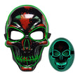 Halloween Skeleton Mask LED Glow Scary Mask