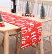 Christmas Table Flag Double Printing Snowman Table Mat