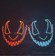 Halloween Clubbing Light Up LED Mask Costume Rave Cosplay Party Purge 3 Modes
