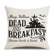 Halloween New Pumpkin English Alphabet Cartoon Car Sofa Cushion Waist Pillowcase