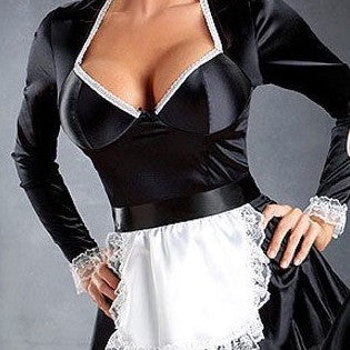 Halloween Women's Maid Dress Up Nightclub Stage Wear Fat Man Costume