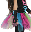Halloween Cosplay Masquerade Children's Rainbow Skull Skeleton Costume