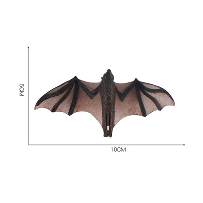 Halloween Scene Layout Solid Static Bat Model Decoration Toys