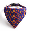 Halloween Pumpkin Cat Collar Two Piece Set Kitten Collar Saliva Bib