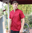 V-neck Short Sleeve Shirt Hotel Long Sleeve Shirt Workwear