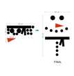 Christmas Snowman Sticker