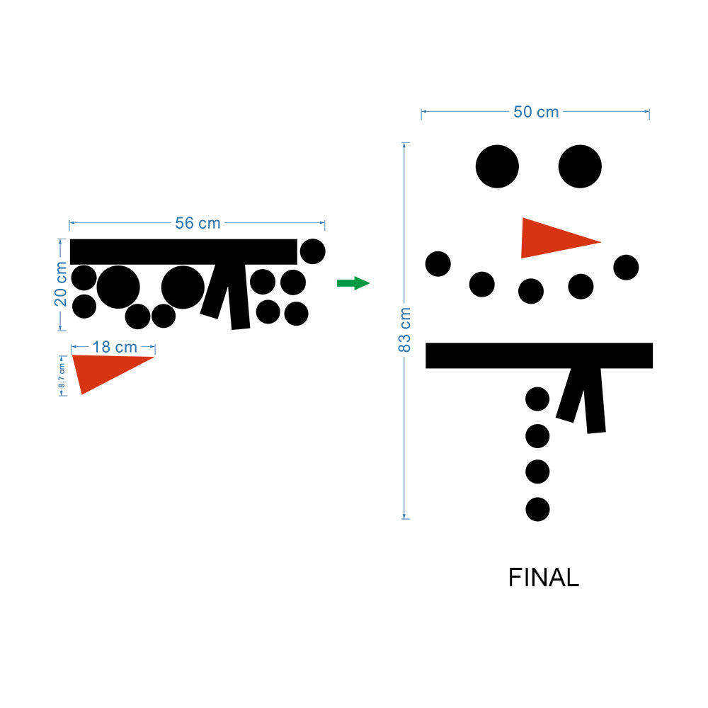 Christmas Snowman Sticker