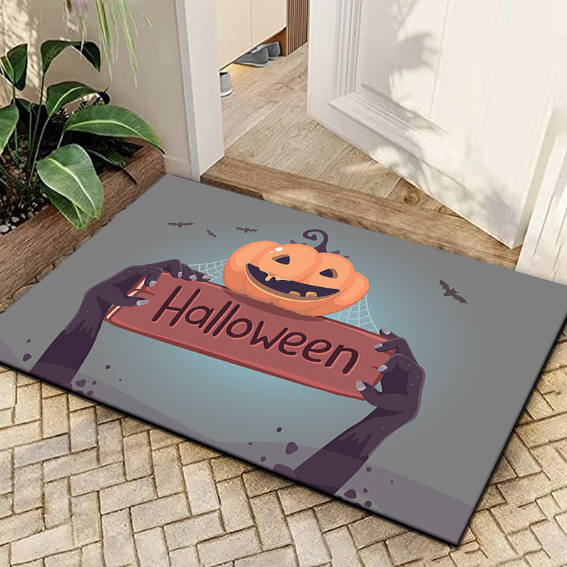 Halloween Themed Atmosphere Decorative Floor Mat