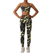 Camouflage Printing Seamless Yoga Suit
