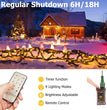 110Ft 300 LED 9 Modes Color Changing Waterproof Outdoor Christmas String Lights