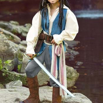 M-XL Masquerade Halloween Pirate Uniform