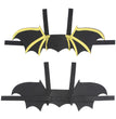 Dog Costumes Cat Print Bat Wings Bell