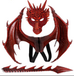 Halloween Demon Dragon Dress Up Props