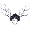 Hair Accessories Vintage Women Halloween Fairy Tale Flower Feathers Headband Retro Tree Branch Deer Ears Antlers Head Bands