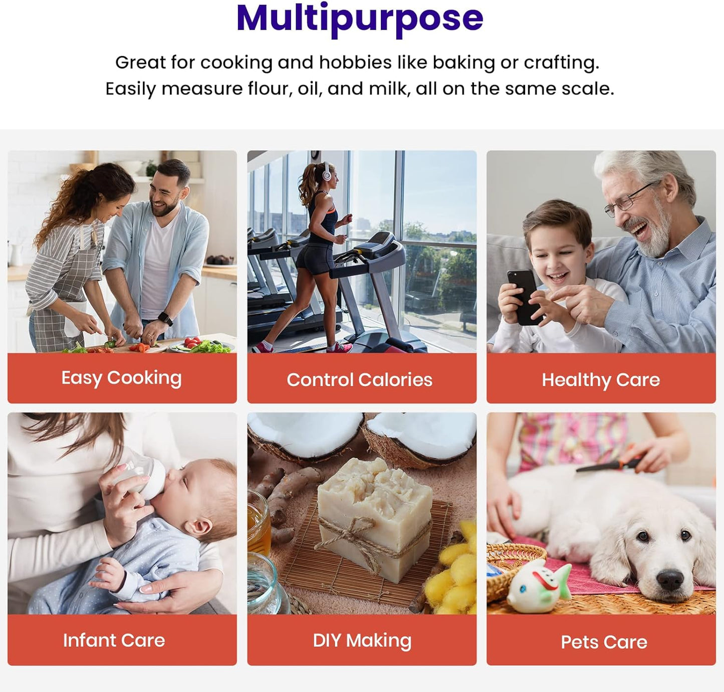 Food Kitchen Scale, Digital Mechanical Weighing Scale, Grams and Oz for Weight Loss,Cooking, and Baking, Black