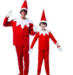 Halloween Elf Costumes On The Christmas Shelf