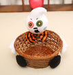 Woven Halloween Candy Cookie Basket