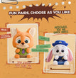 Disney Zootopia 2 Feature Plush Judy Hopps and Plush Nick Wilde - Plush Toys for Kids and Preschoolers - Stuffed Animal Movie Toys for Kids and Collectors -Plush Toys Gifts for Friends Family Kids Christmas New Year Chidlren Day Gifts(11")