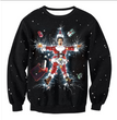 UGLY CHRISTMAS SWEATER Vacation Santa Elf Funny Womens Men Sweaters Tops Autumn Winter Clothing