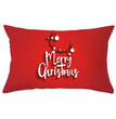 Christmas peach leather pillowcase