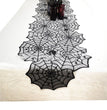 Halloween Table Cloth Black Lace Cover Table Runner Spiderweb Fireplace Scarf Table Decor Halloween Decorations For Home