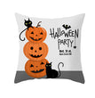 Halloween new pumpkin black cat pillowcase
