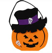 Halloween Pumpkin Bag Creative Halloween Cookie Candy Gift Bag Halloween Treat Or Trick Props Handheld Basket